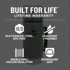 Stanley Classic Legendary Food Jar 1qt -Astral Shop HAMGN D2 6