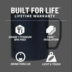 Stanley Stay Hot 12oz Titanium Camp Mug -Astral Shop NIG D8