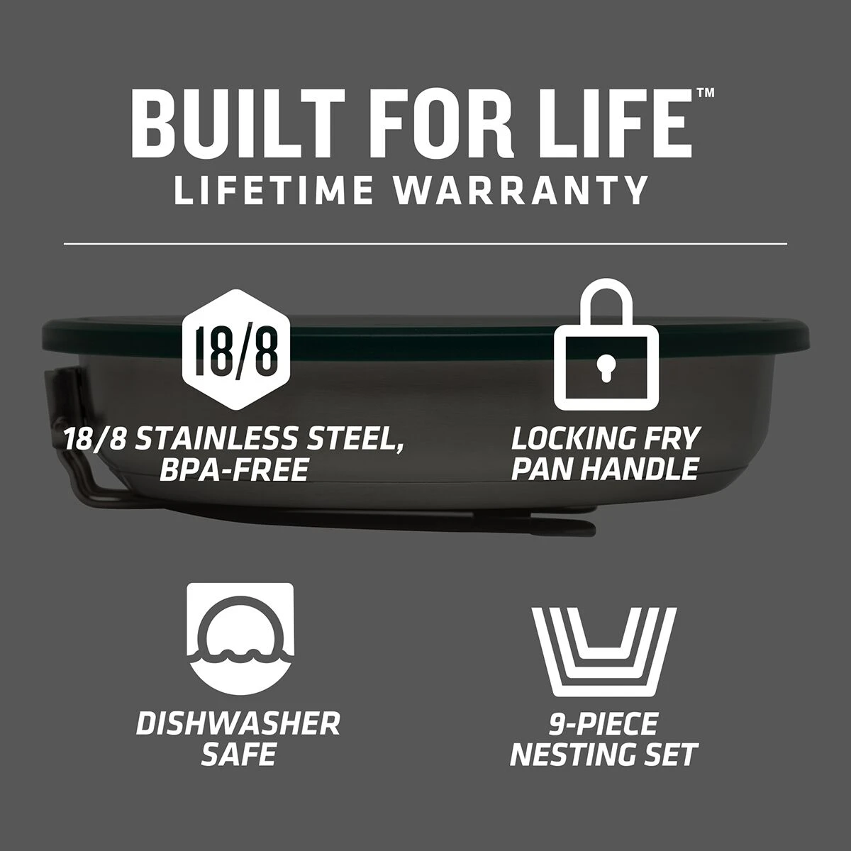 Stanley Adventure All In One Fry Pan Set 4 Stanley Adventure All In One Fry Pan Set - Image 2